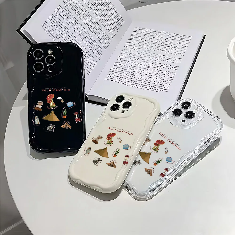 البرية التخييم للصدمات جراب هاتف آيفون 17 16 15 14 13 12 11 برو Xs ماكس الهواء 16e 7 8 6 6s زائد XR SE 2020 2022 غطاء #1