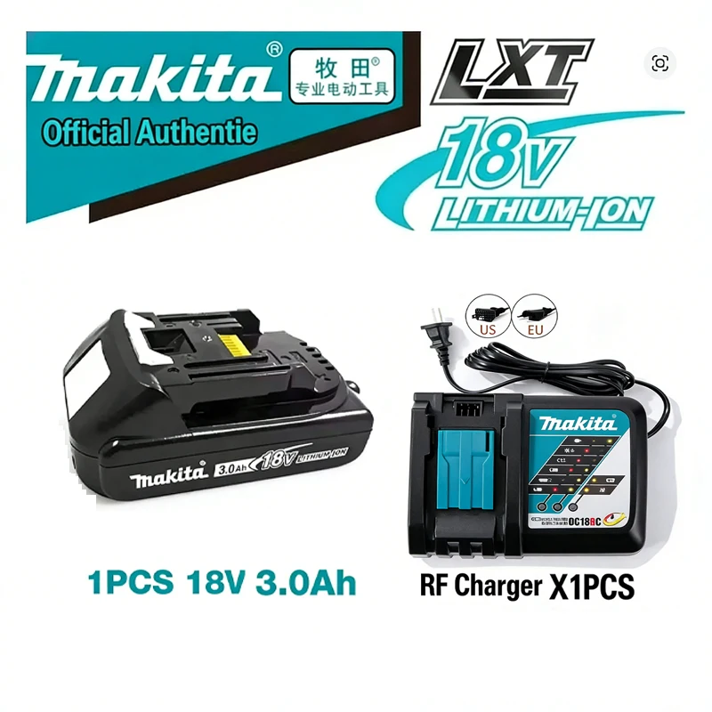 

3Ah 100% Original Makita 18V 3.0Ah battery, for Makita BL1830， BL1830B， BL1840 ，BL1840B ，BL1850 BL1860B power tools battery