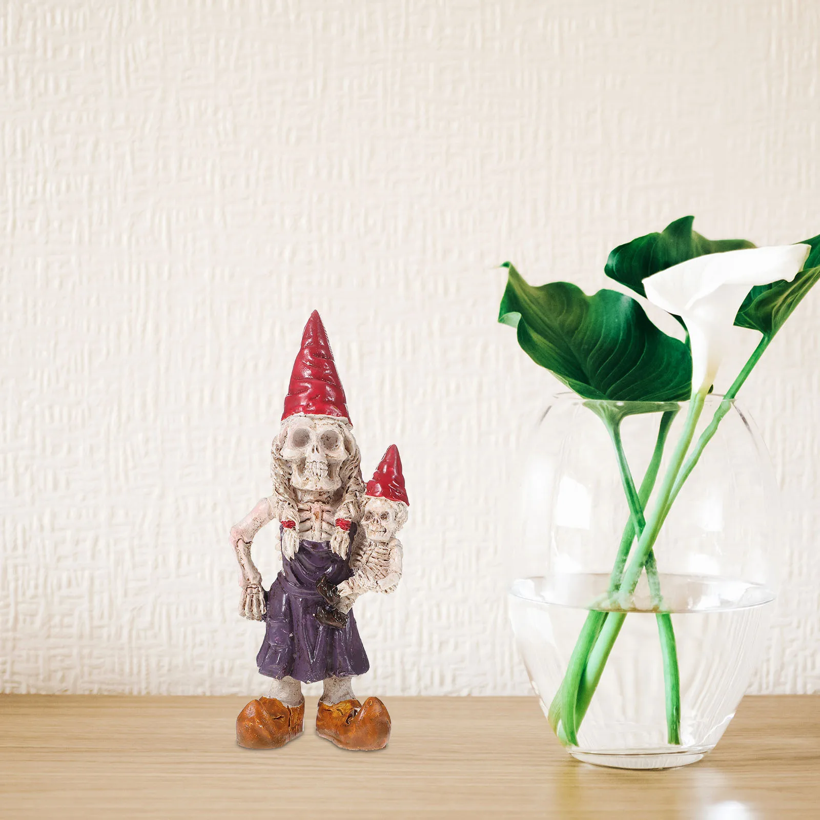 

2pcs Dwarf Resin nament Halloween Decor Vivid Classic Design Gifts Family Office Bedroom Living Room Garden Outdoor