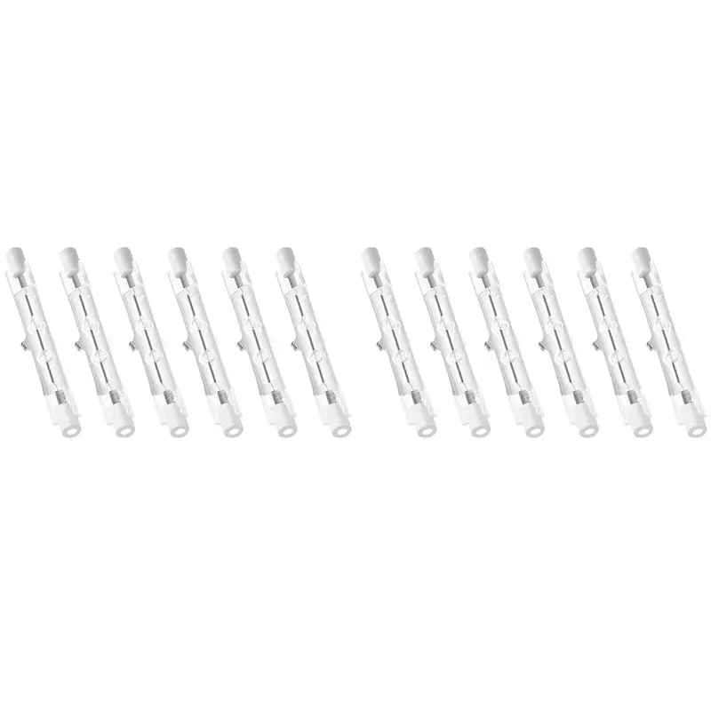 

【LAST CHANCE】12Pcs R7s Halogen Rod 78 Mm 100 W Dimmable Halogen Light Bulbs R7s Warm White 2800K 1800LM 230V J78 Halogen Floodli