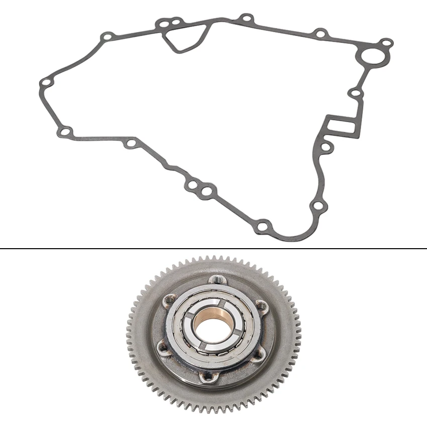 For Kawasaki KVF650 KVF700 KVF750 Brute Force Prairie KRF750 Teryx KSV700 ATV Starter One Way Clutch Gear Assembly With Gasket
