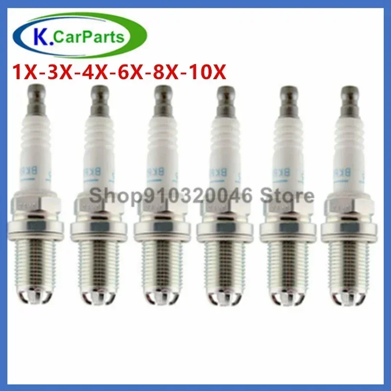 New 12120037607 Platinum Spark Plug For BMW E46 E39 E83 E36 E63 E53 M54 M62 Z3 320 528 E38 E65 E34 OE 12120037607 BKR6EQUP