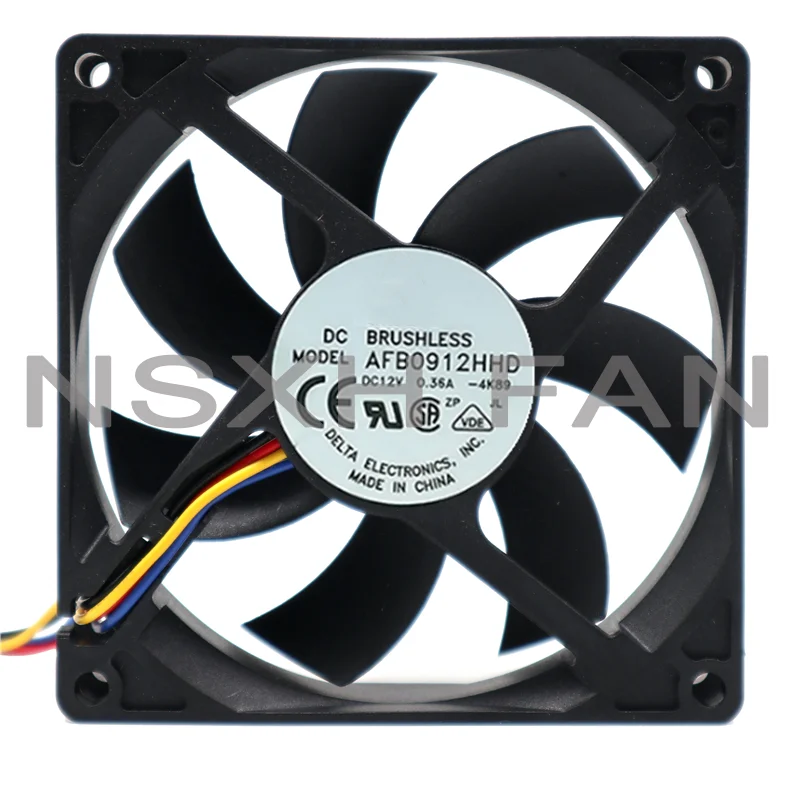 AFB0912HHD, -4K89 12V 0.36A, 90x90x20mm 70mm 2-wire 2-pin Magic Dragon Server Square Fan