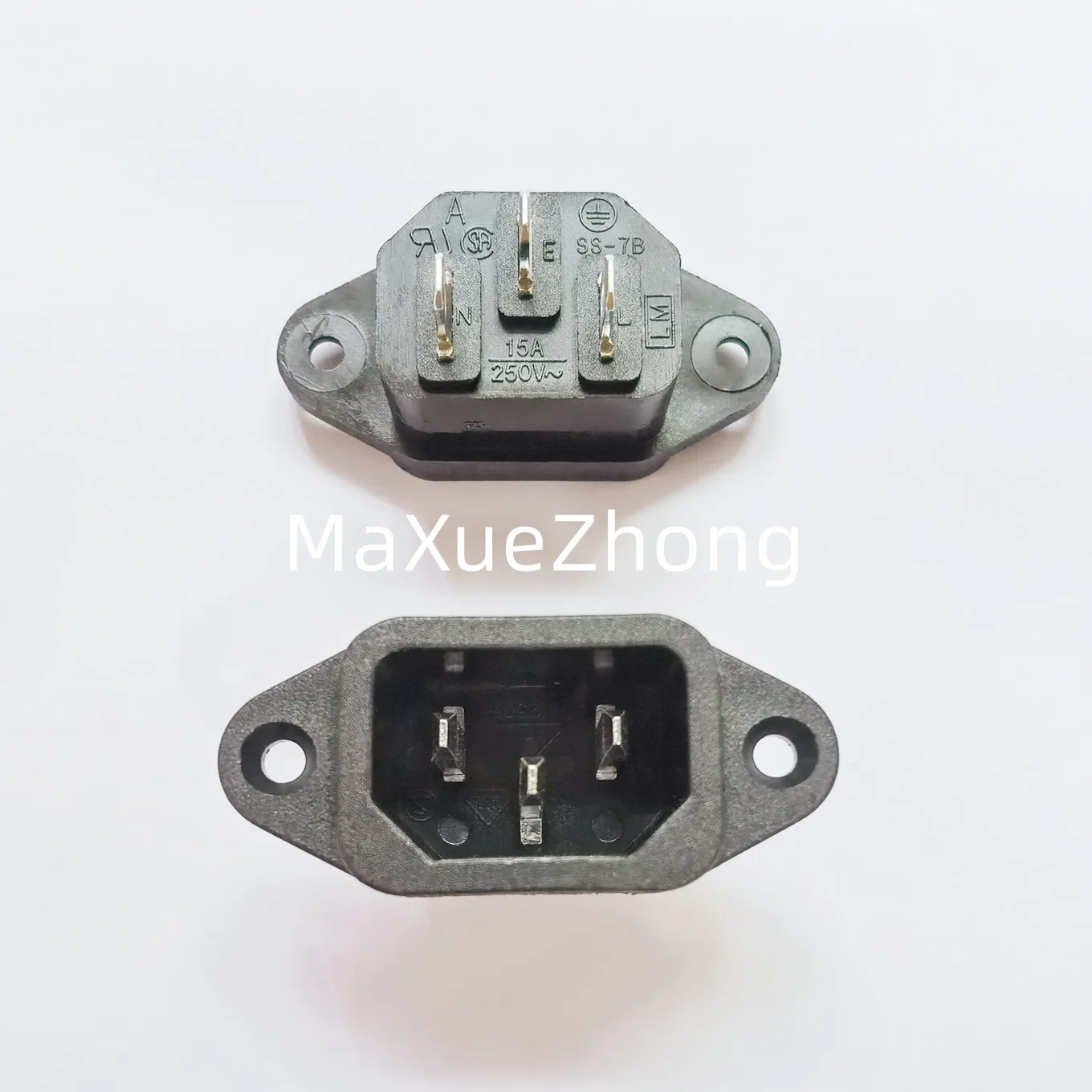 Original new 100% power socket SS-7B-VDER-4.8 type-tail socket switch 15A250V