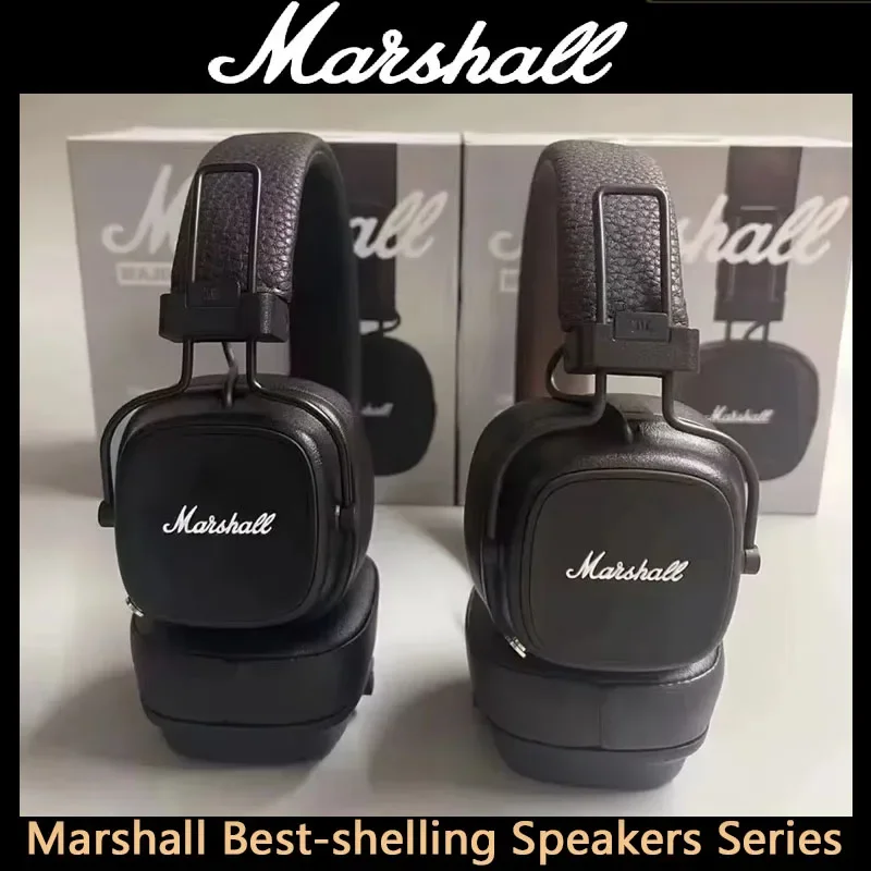 Marshall Major IV 4 Wireless Bluetooth Headphones Foldable Deep Bass Sport Gaming Headset On-Ear Wireless Headphone With Mic