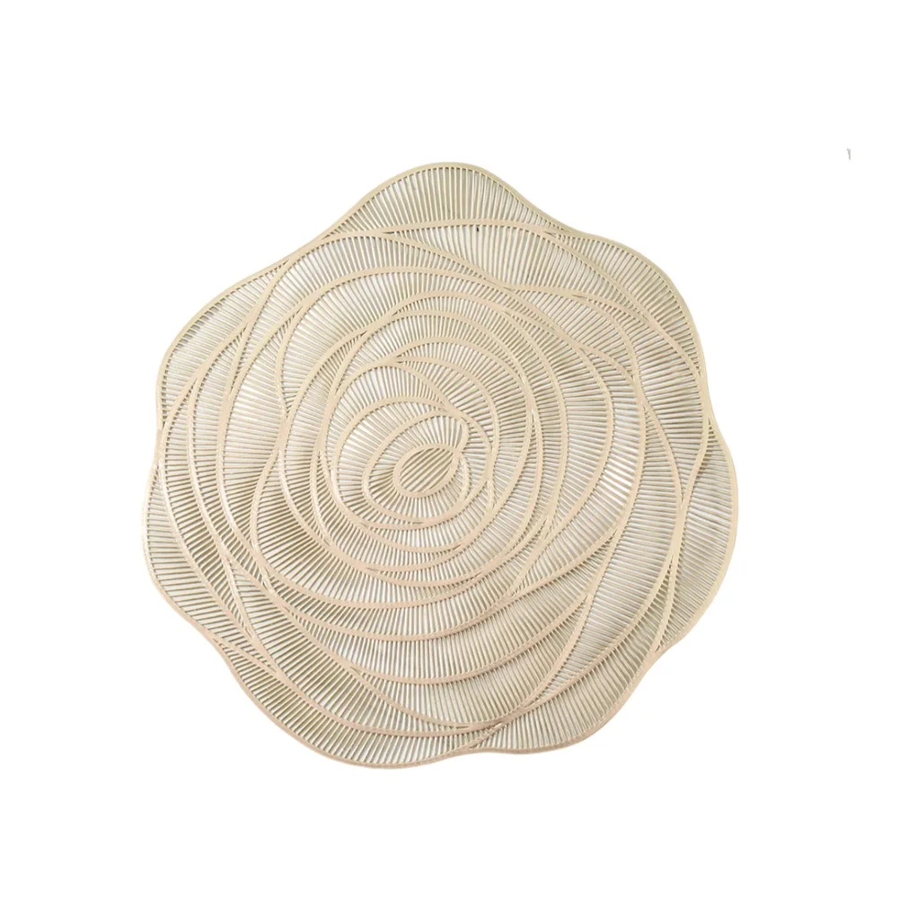 

Family Dining 38x38x0.2cm Heat Resistant Coaster Stain Resistant Placemat Set Dining Table Mat Environmentally Friendly