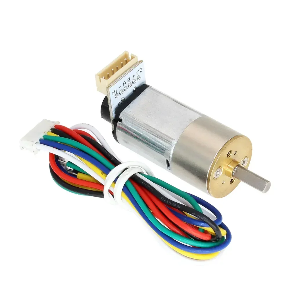 GM16-030 Hall Encoder DC Gear Motor 7PPR Magnetic Code Disc DIY Smart Parts