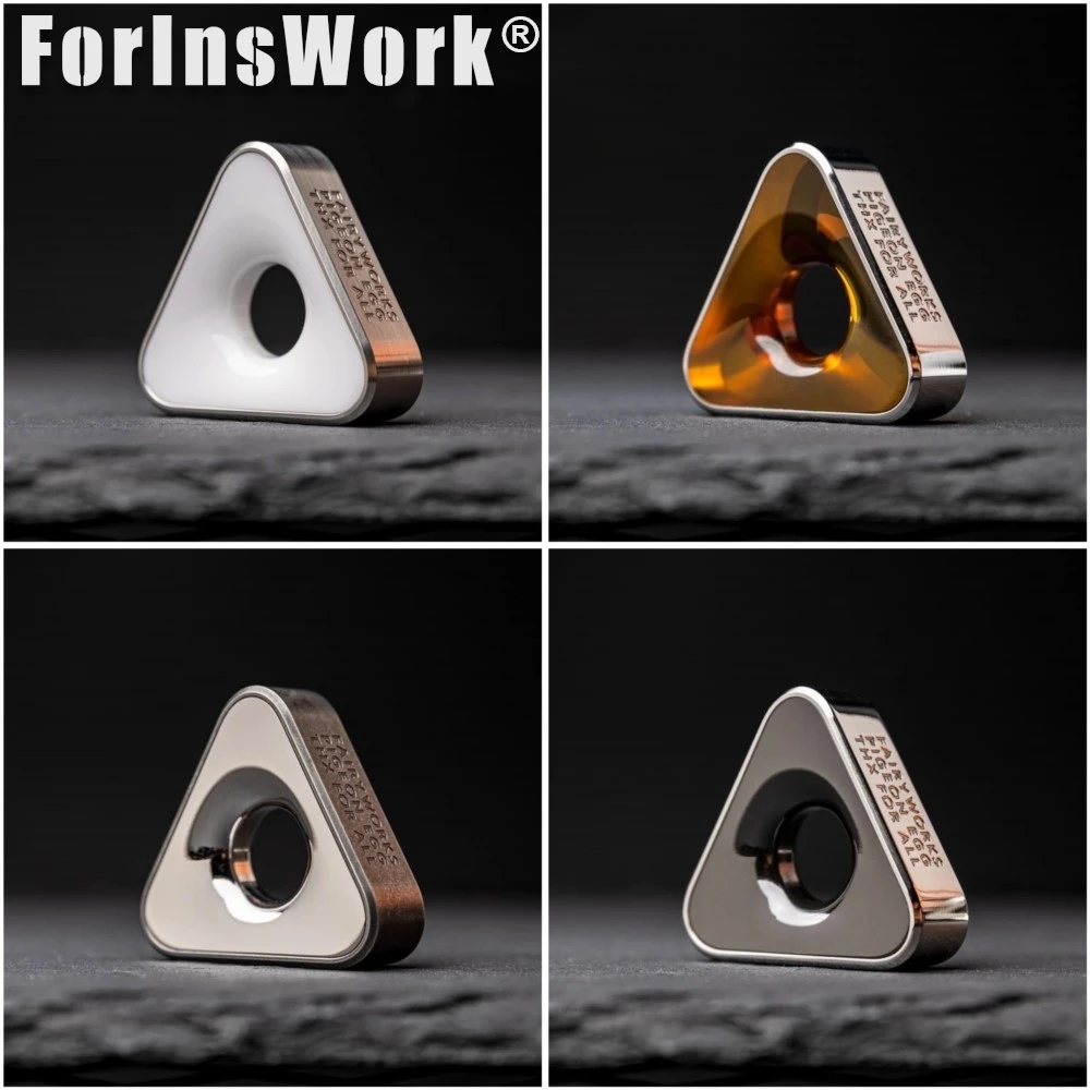 FairyWorks PIGEONEGG Metal Fidgets Toys Stress Toy EDC Cool Gadgets Pendant Can Be Installed Bearing Fingertip Gyro