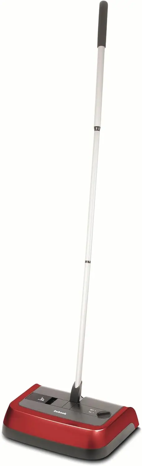 

Multi-Surface Cordless Portable Floor Sweeper with Adjustable Height for Hardwood and Carpet