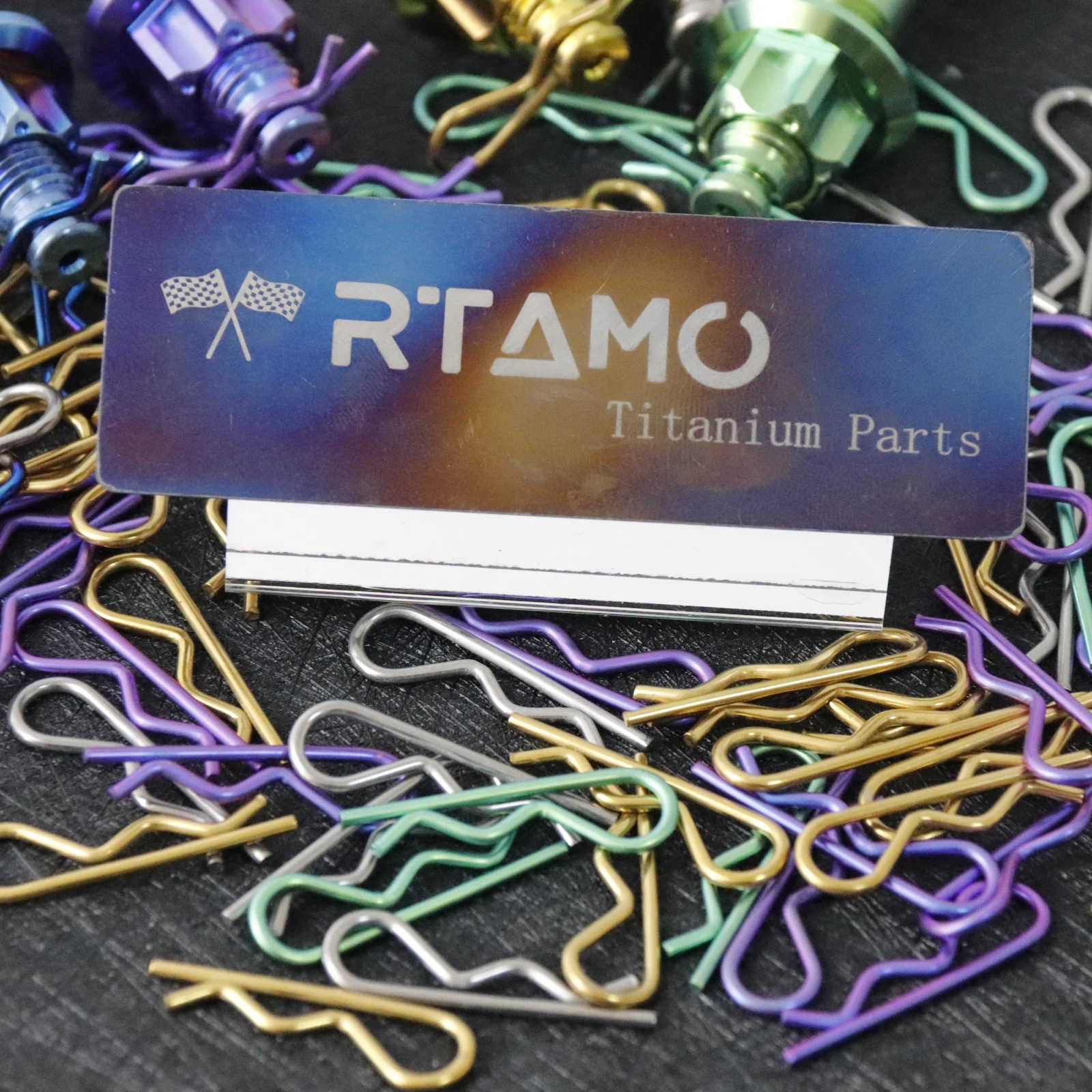 RTAMO Titanium Alloy R Shape Pin 1.0mm/1.5mm for Axle Lock Caliper Brake Pad