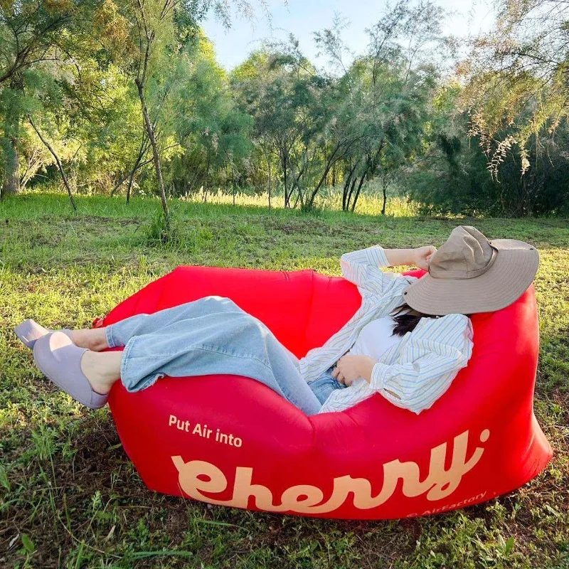 Picnic Camping Inflatable Lazyman Portable Music Festival Inflatable Bed Atmosphere Outdoor Furniture Opblaasbaar ZYCQSF