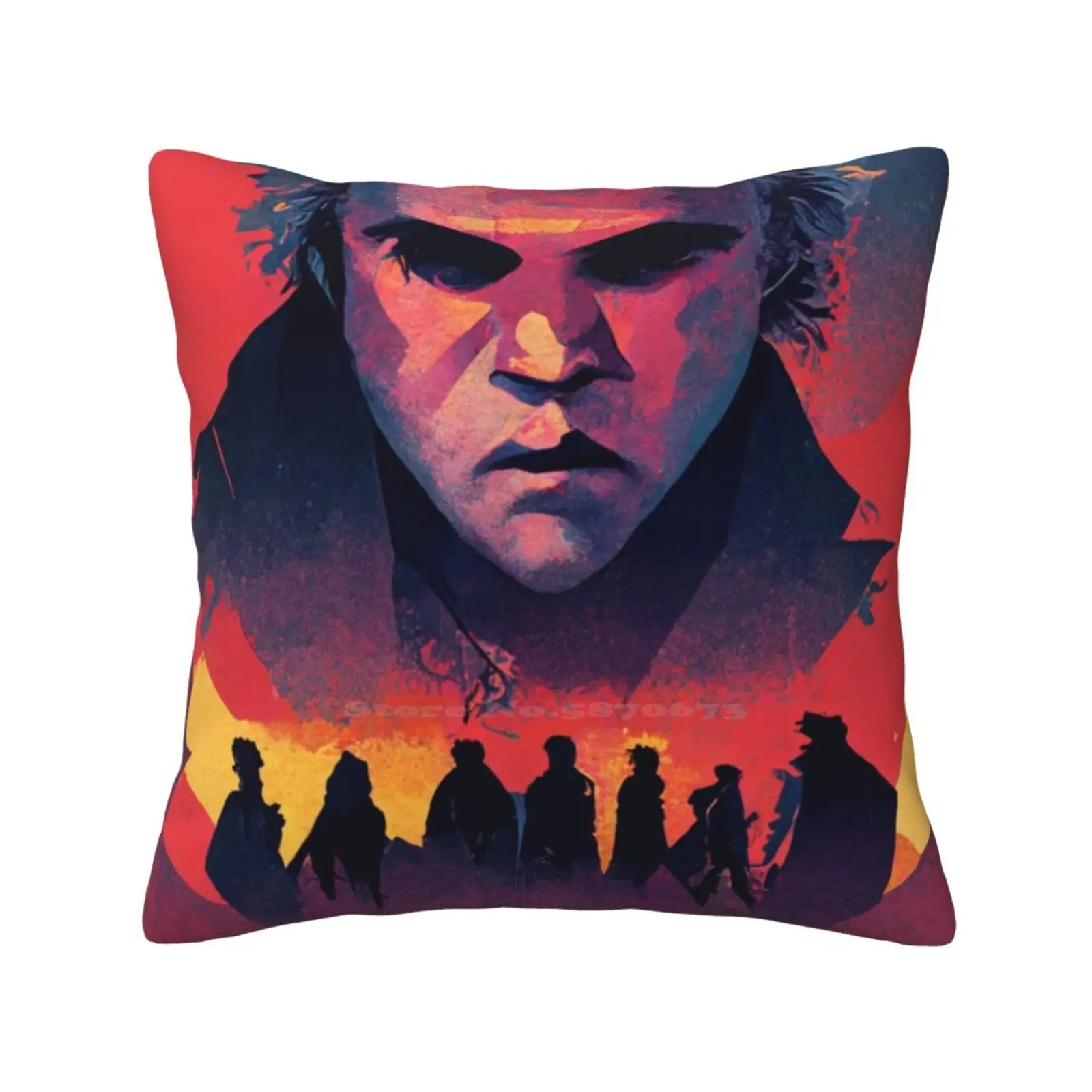 Only Noodles Michael Pillow Cover Hug Pillowcase Vector Vampire