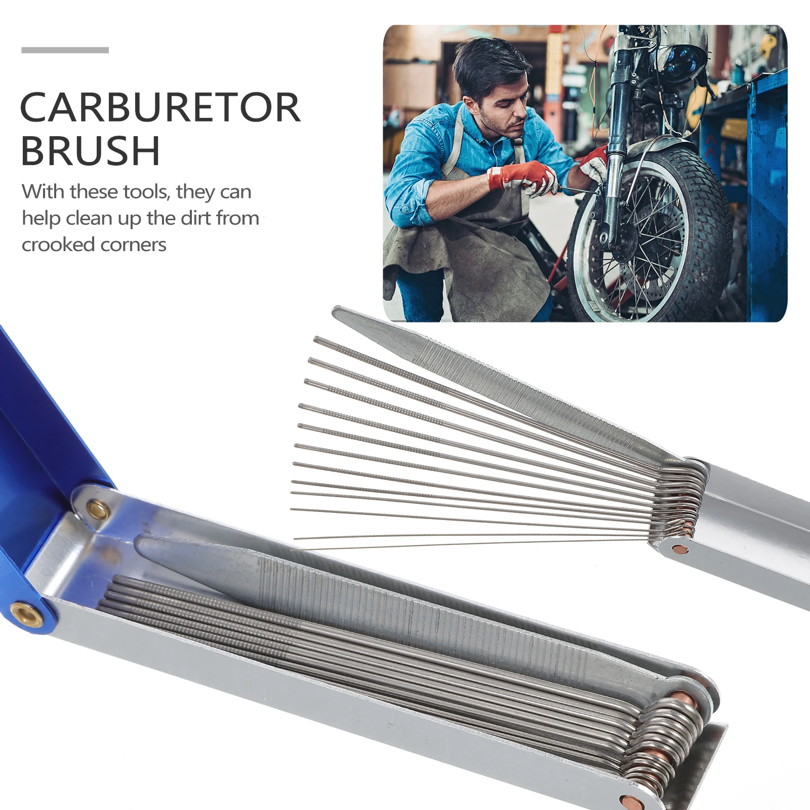 

4Sets Torch Tip Cleaner Stainless Steel High Durability Welding Torch Nozzle Carburetor Cleaner Set for Engine and Gas Orifices