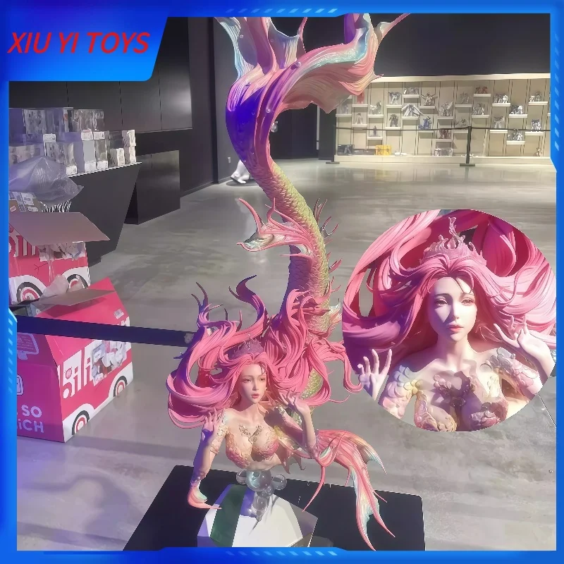 

Креативные аниме-фигурки русалки, коллекция ПВХ, настольная модель, украшения, кукла, статуя, украшение для дома, детский подарок на день рождения