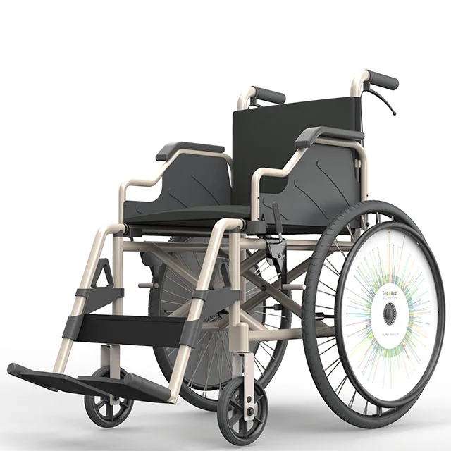 Topmedi  Aluminum Wheelchair for Senior and Disable with Inspection