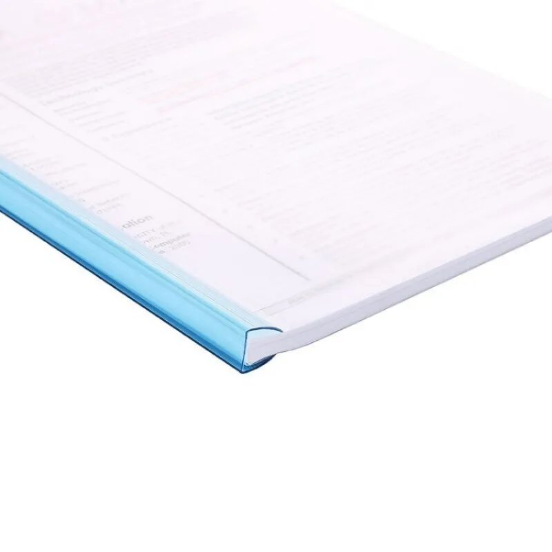 Sunwood  Transparent Slide Bar Report Clip 5 Color Rods 10 Pack RB3304