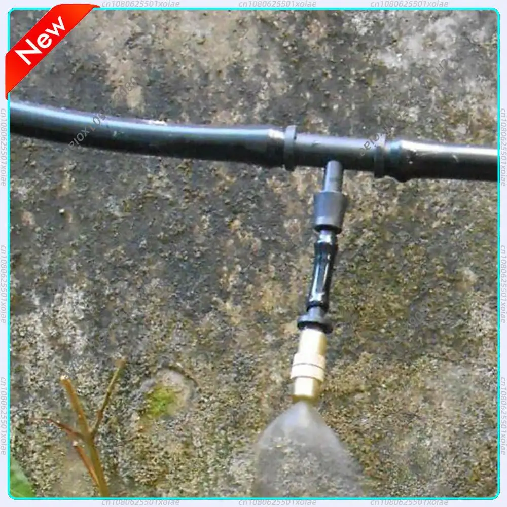 

Регулируемая латунная форсунка-распылитель (50 шт.) для садового полива, орошения газонов, охлаждения теплиц, для труб 4/7 мм