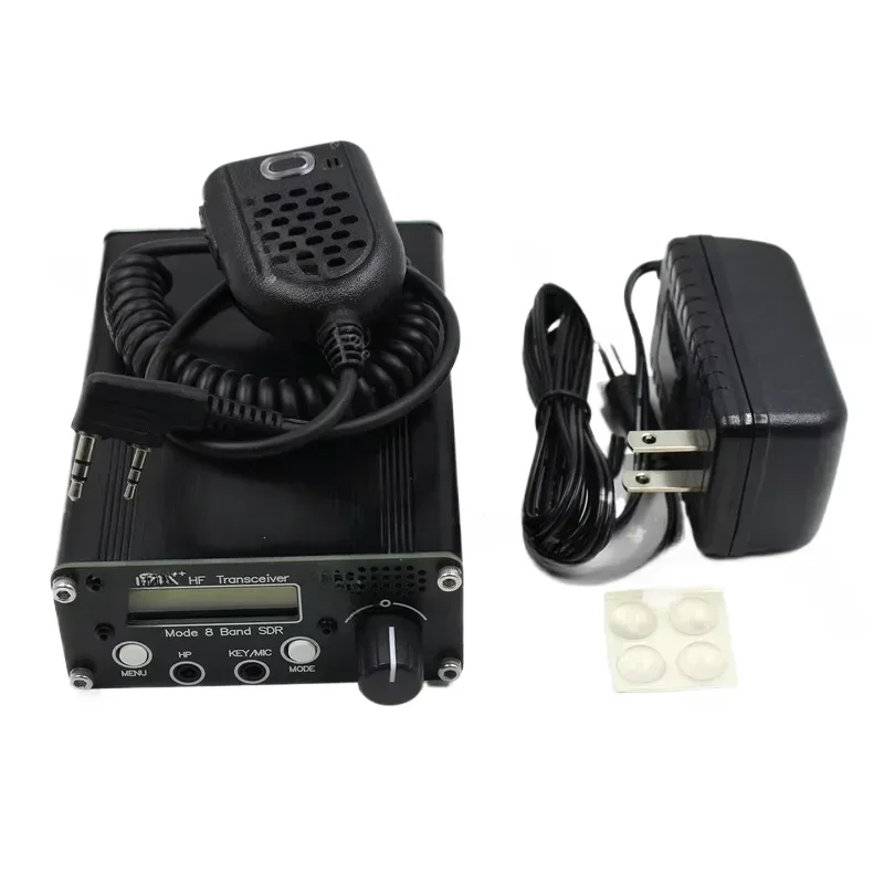 2026-USDR USDX Plus V2 Transceiver 10/15/17/20/30/40/60/80MHz 8 Bands SDR All Mode HF QRP QCX-SSB 4000MAh Battery EU US Plug