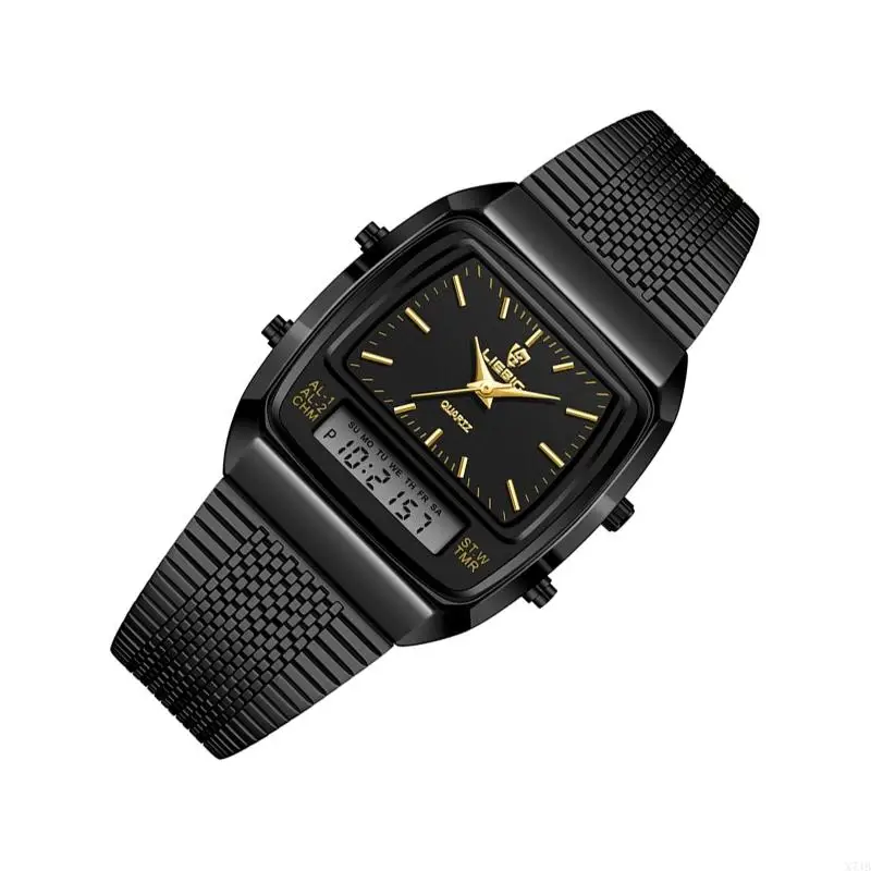 

Couple Wrist Watch Timepieces with Digital Display Rustproof Men's Watch