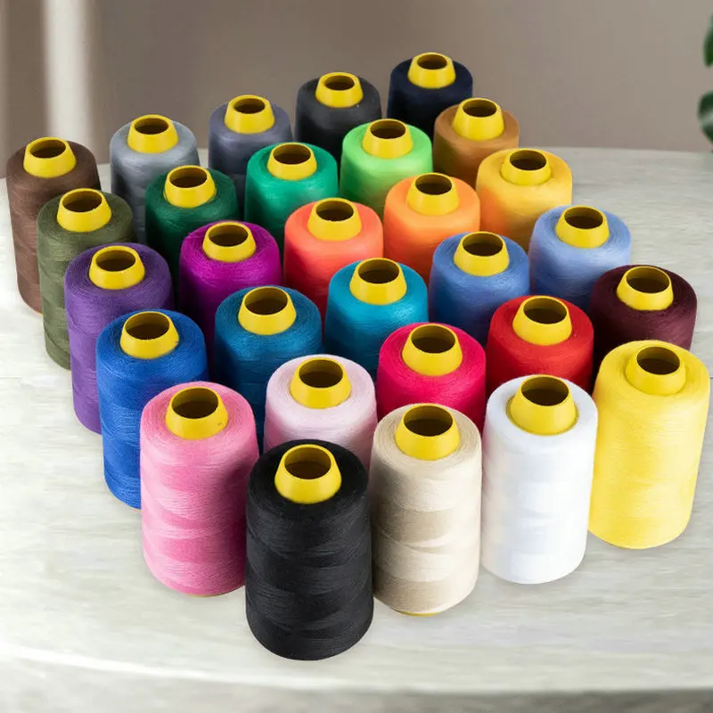 Clothing Factories use 1500 Yards of 402 Sewing Thread PP Polyester Thread colors Tailors Recommend Home hand stitches