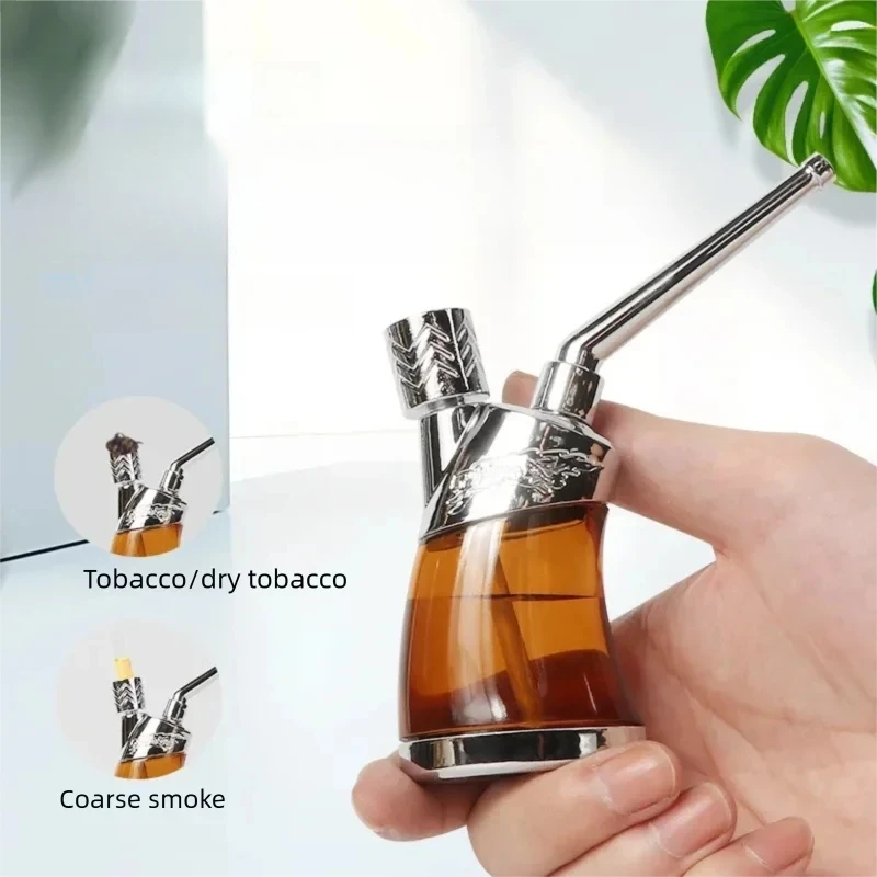 

Hot Sale Microfilter Multifunction Smoking Pipe Acrylic Portable Hookah Mouthpieces Remove To Clean Reduce Tar Cigarette Filter