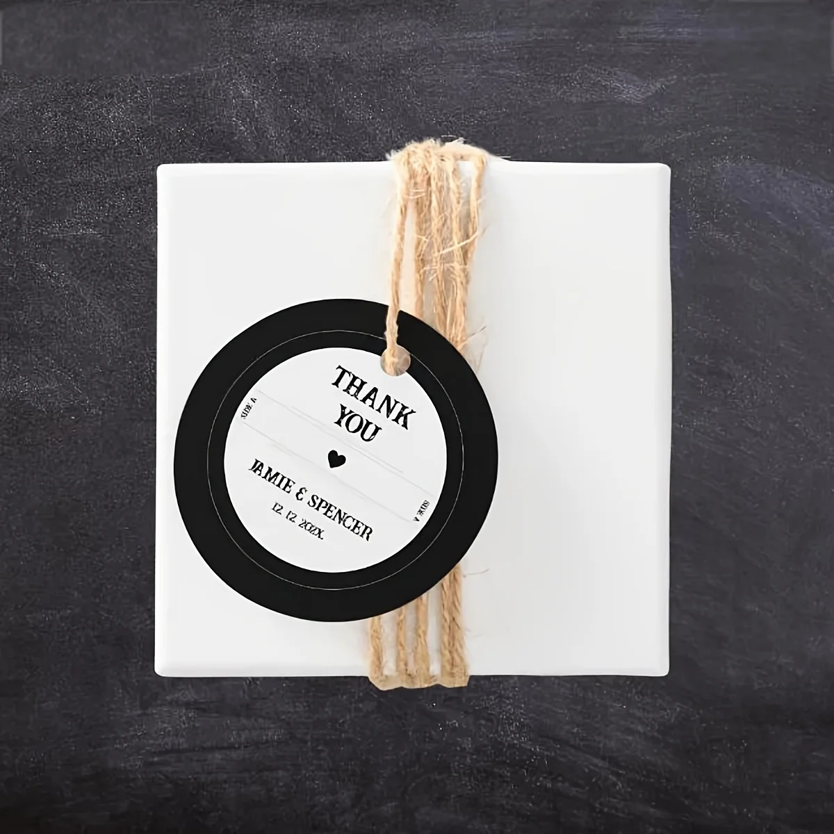 100 Stück individuelle Hochzeitsanhänger, individuelle personalisierte Dankeschön-Geschenkanhänger für Hochzeiten, Geburtstage, Brautpartys
