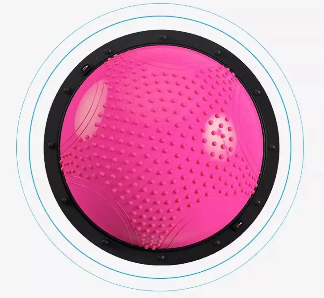 

Изготовленный на заказ логотип, массажные спортивные упражнения, балансировочный мяч, ПВХ, пилатес, полумяч для йоги с ручками, оптовая продажа с фабрики