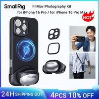 SmallRig FilMov Photography Kit for iPhone 16 Pro Max, for iPhone 16 Pro, with Capture Grip/T-Mount Lens Backplate for MagSafe