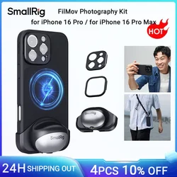 SmallRig FilMov Photography Kit for iPhone 16 Pro Max, for iPhone 16 Pro, with Capture Grip/T-Mount Lens Backplate for MagSafe