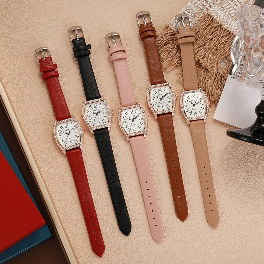 موضة جديدة فاخرة ساعات تونيو للنساء الطلاب ساعة كوارتز جلدية للفتيات هدايا Reloj Mujer ساعات المعصم للسيدات ساعة