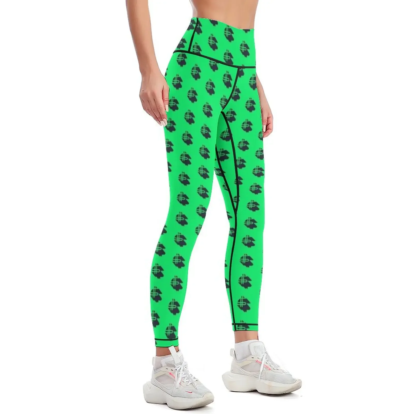 Tiled Spondooli Logo Leggings Sports female Women sports sporty woman push up Womens Leggings