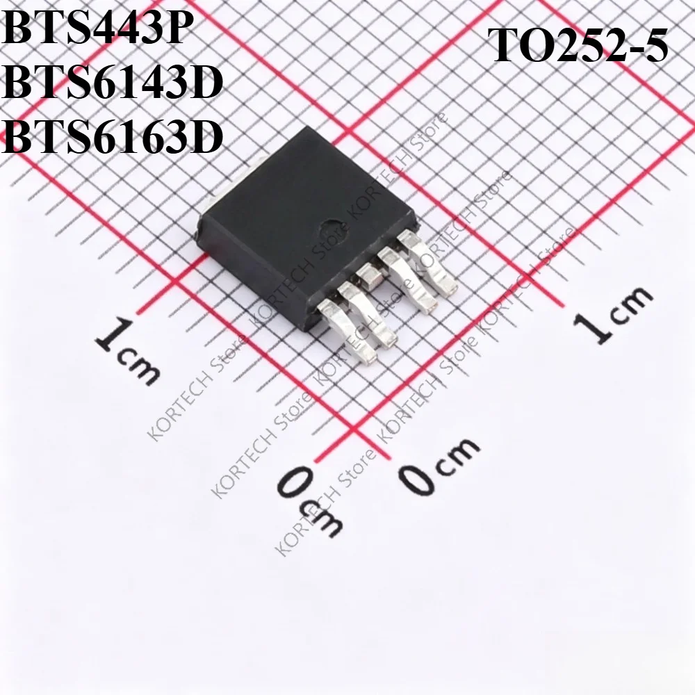 10Pcs/Lot  Brand new original BTS443P TO252-5  BTS6143D BTS61436143D to252 smd transistor BTS6163D 6163D TO252-5 IC