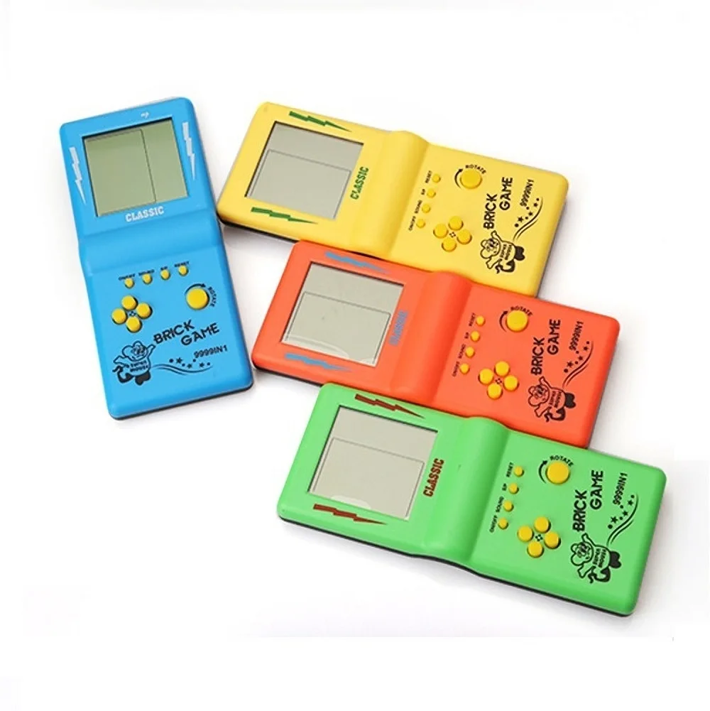 Handheld Portable Classic Game Console BRICK GAME Players Nostalgic Educational Toys 4 Colorful Elderly Childhood Christmas Gift