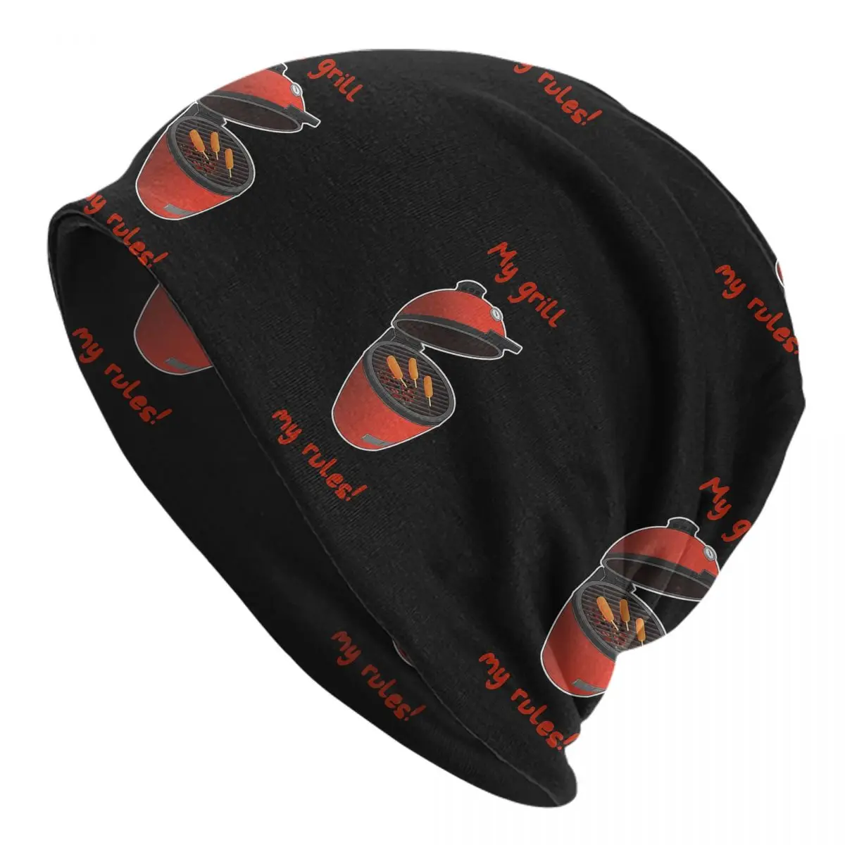 Kamado Joe BBQ Grill And Smoke Men Women Adult Beanies Caps Knitting Bonnet Hat Warm Hip Hop Autumn Winter Outdoor Skullies Hats