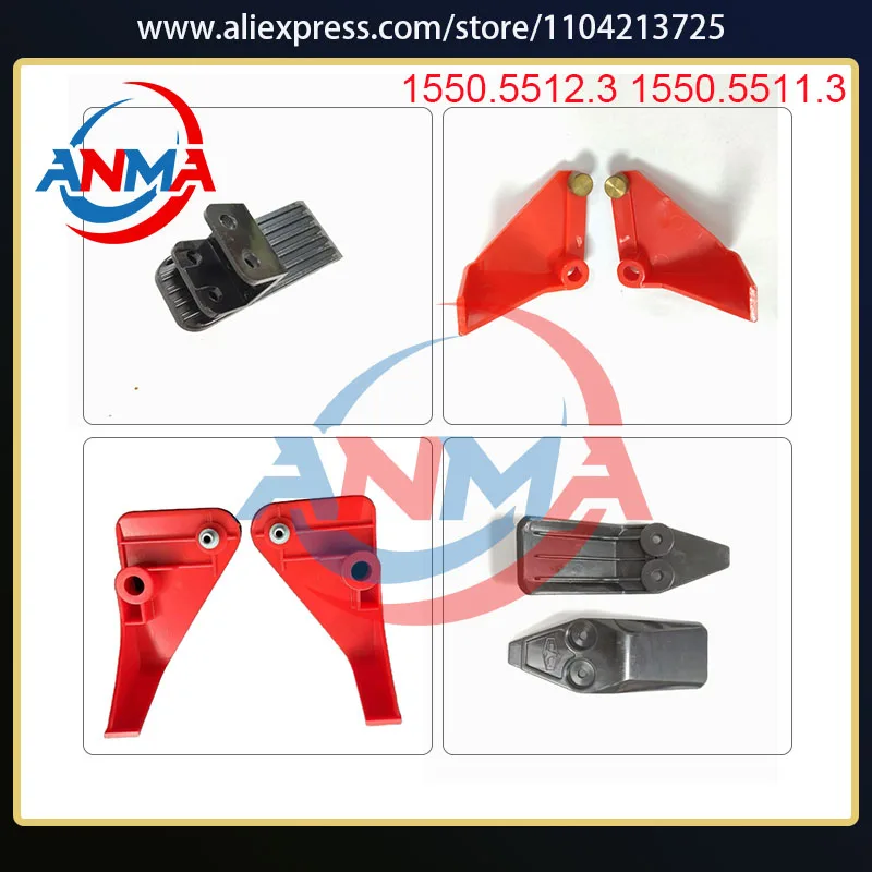 20Pairs=40PCS 0235.1156.3 1550.5510.3 Black Finger 0235.3224.2 1550.5512.3 Red Transport Flight For Muller Martini Machine Part