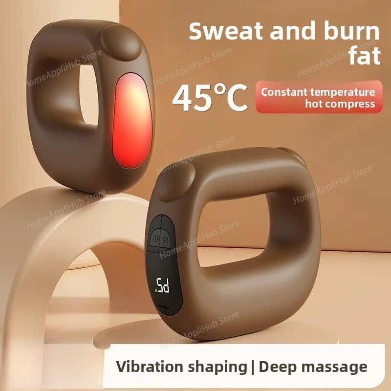 Vibration Fascia Massage Ring Portable Mini Shaking Machine for Shoulder Neck Back Pain Relief Yoga Massager portable massager