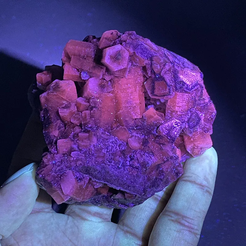 

100% natural columnar panda calcite crystal rough mineral specimen home decoration