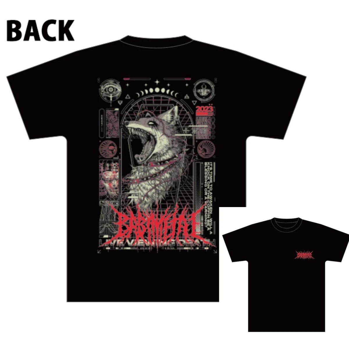 WORLD TOUR 2025-2026 SPECIAL ARENA SHOW BABYMETAL Band T-Shirt Baumwolle Grafik-T-Shirt Herren Damen Sommer Streetwear – Detail 2