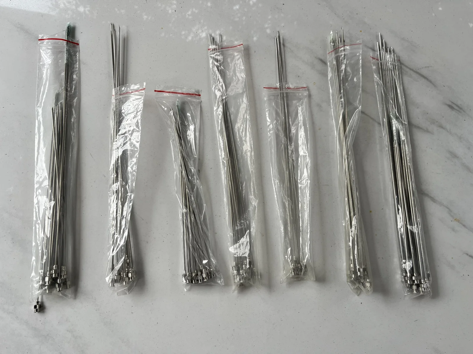 5pcs 300mm Long 25G To 13G Stainless Steel Syringe Needle Dispensing Needle Lab Experiment Needle Sharp Needle Elongated Needle