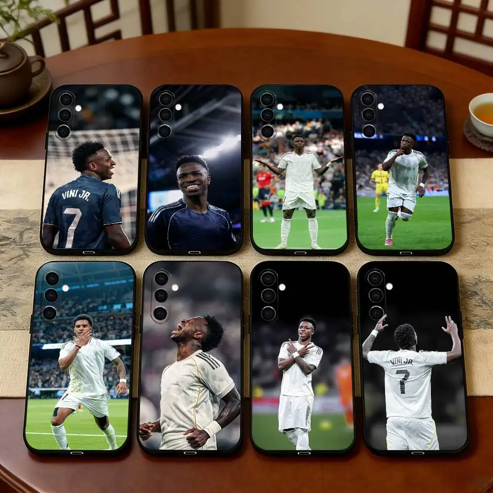 V-Vini jr Phone Case Black Silicone Soft For Samsung Galaxy A73,A72,A71,A70,A53,A52,A51