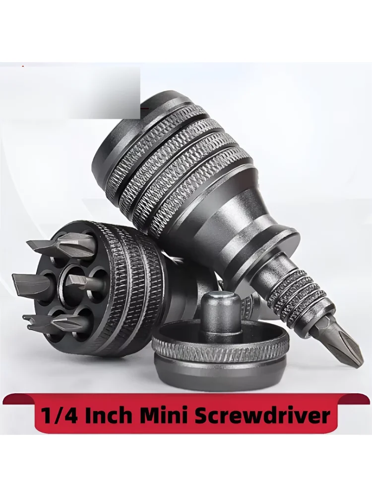 7 in 1 Mini Titanium Screwdriver, 1/4