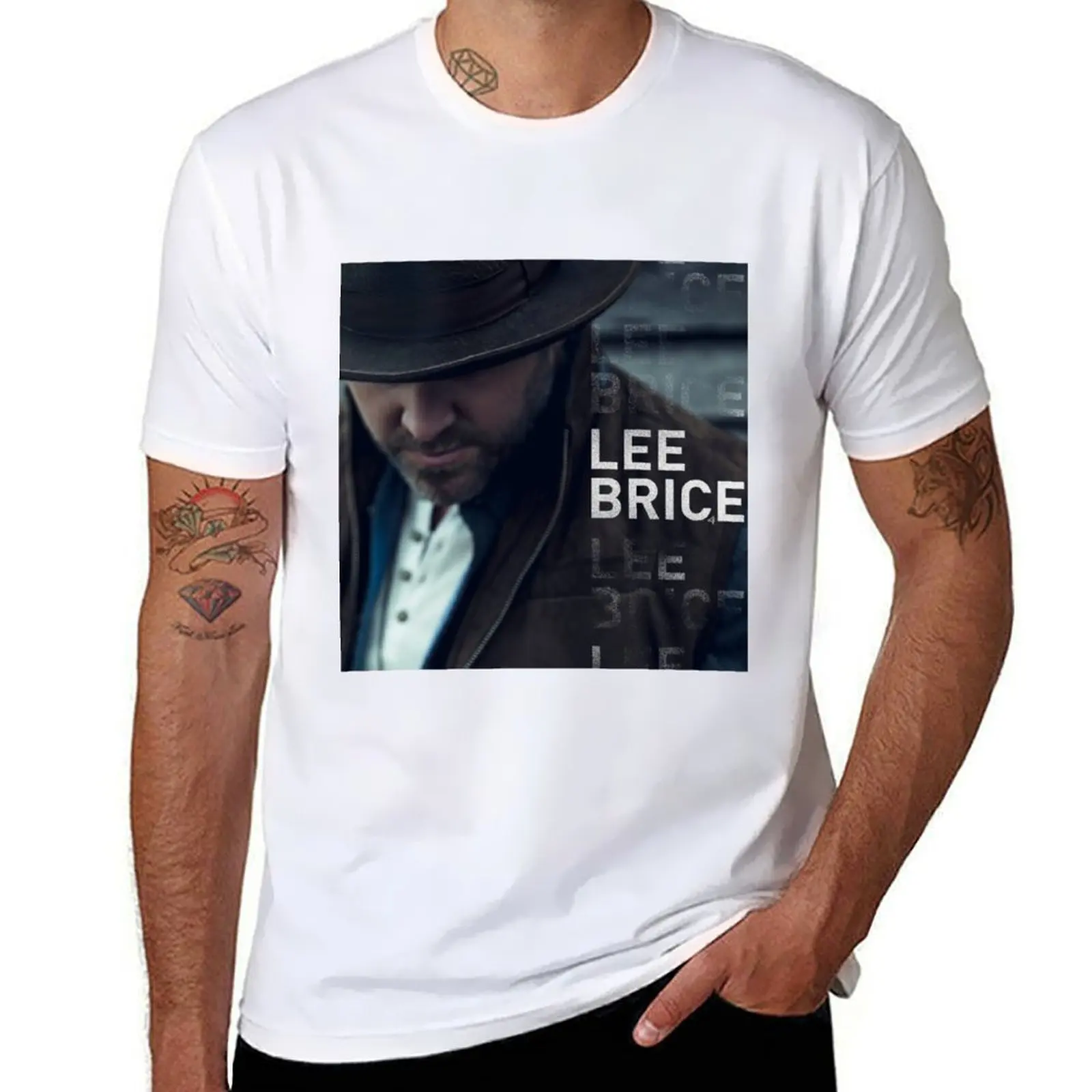 تي شيرت Lee Brice 2 تي شيرت مضحك تي شيرت رجالي تي شيرت برسومات تي شيرت