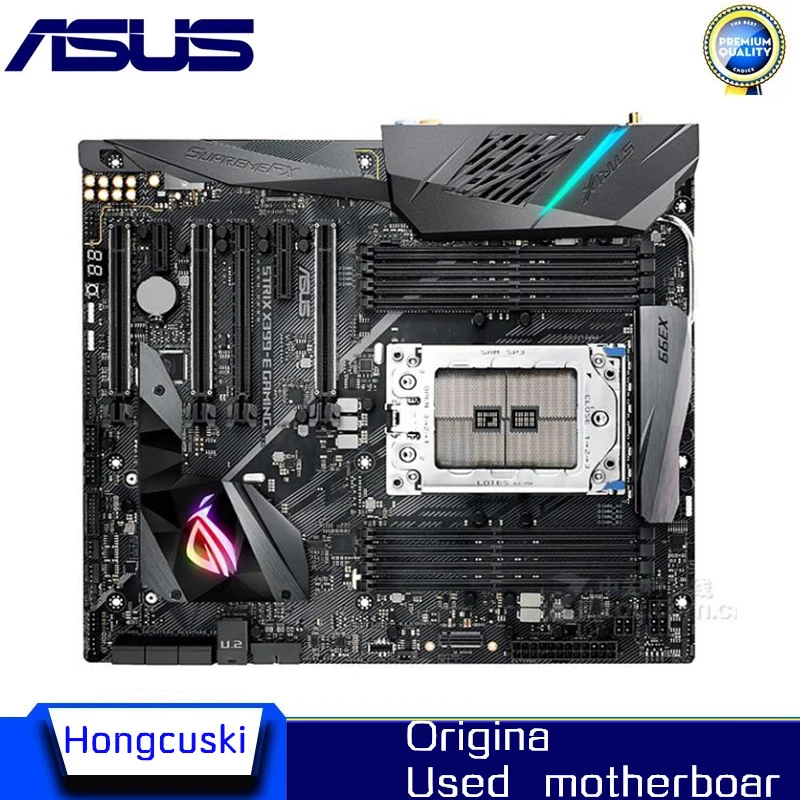 Used For Asus ROG STRIX X399-E GAMING X399E Original Desktop For AMD X399 X399A DDR4 MotherboardSocket TR4 USB3.0 M.2 SATA3