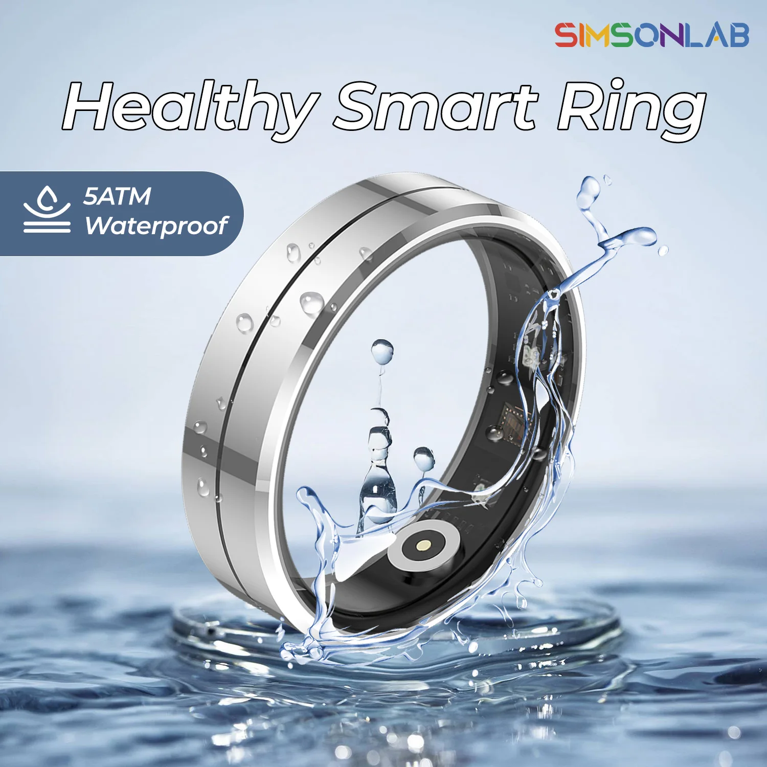 

New Healthy Smart Ring Men Women Heart Rate and Blood Oxygen Monitor Multi-sport Mode Remote Tracking 5ATM Waterproof For Xiaomi