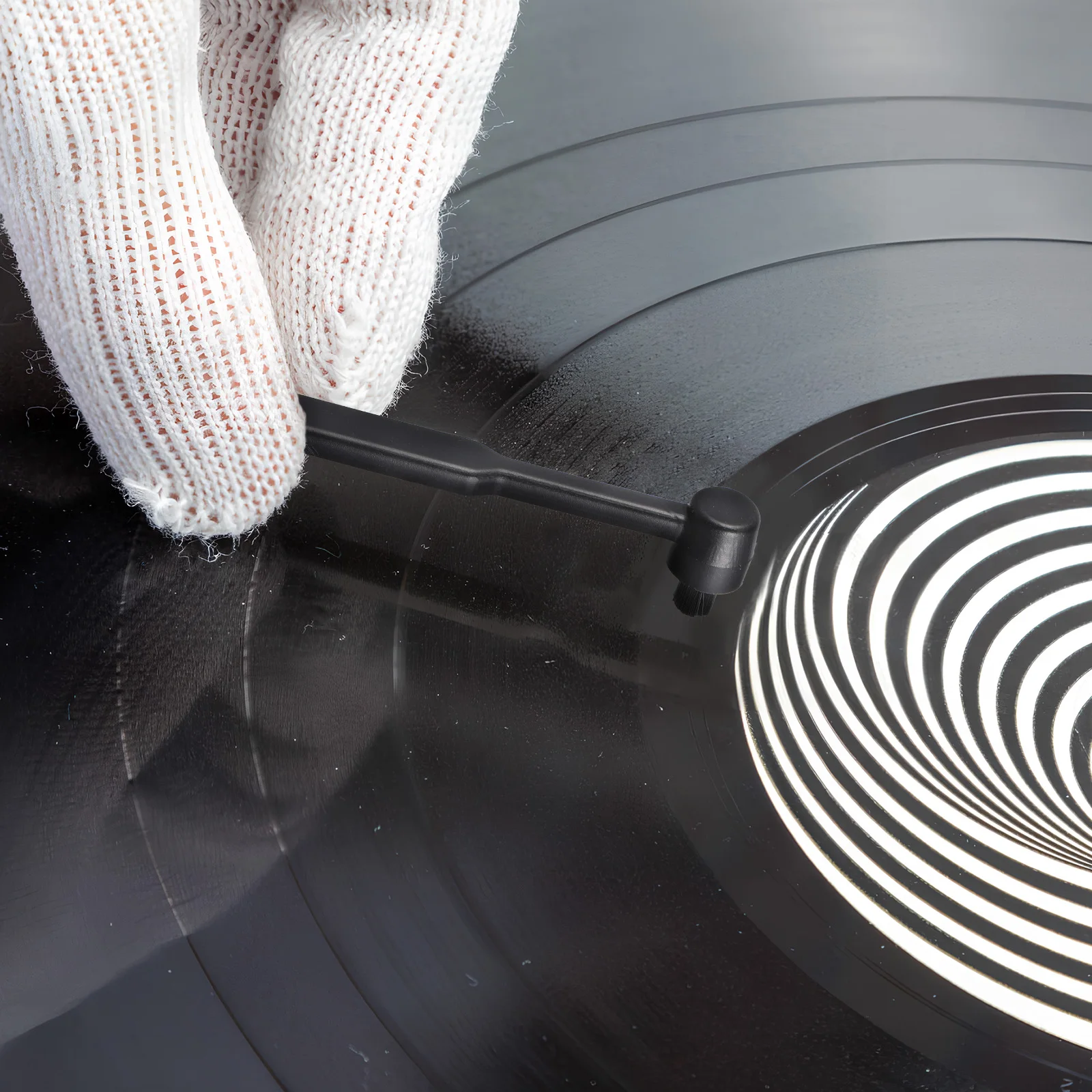 

2 pcs Stylus Cleaning Brush Record Needle Cleaner Vinyl Accessories Plastic Player Audio Dust Remover Turntable Efficient