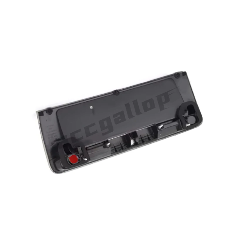 Rear License Plate Number Light Frame Cover for Audi A6 C5 1998 1999 2000-2004 ABS Black Direct Fit Replacement