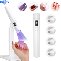 Mini UV LED Nail Lamp Portable Rechargeable Nail Dryer Removable Nail Art Tools for Gel Nails Nail Dryer