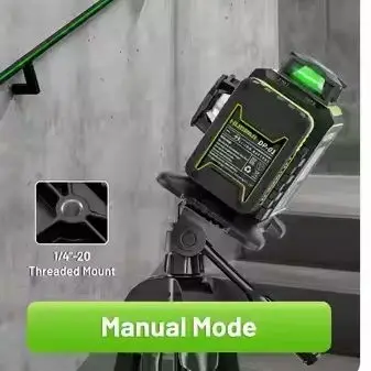 Premium 2026 Huepar W03CG 360 Degree Laser Level Green Automatic Portable 12 Lines Self-leveling DEW Laser Level 505-520nm
