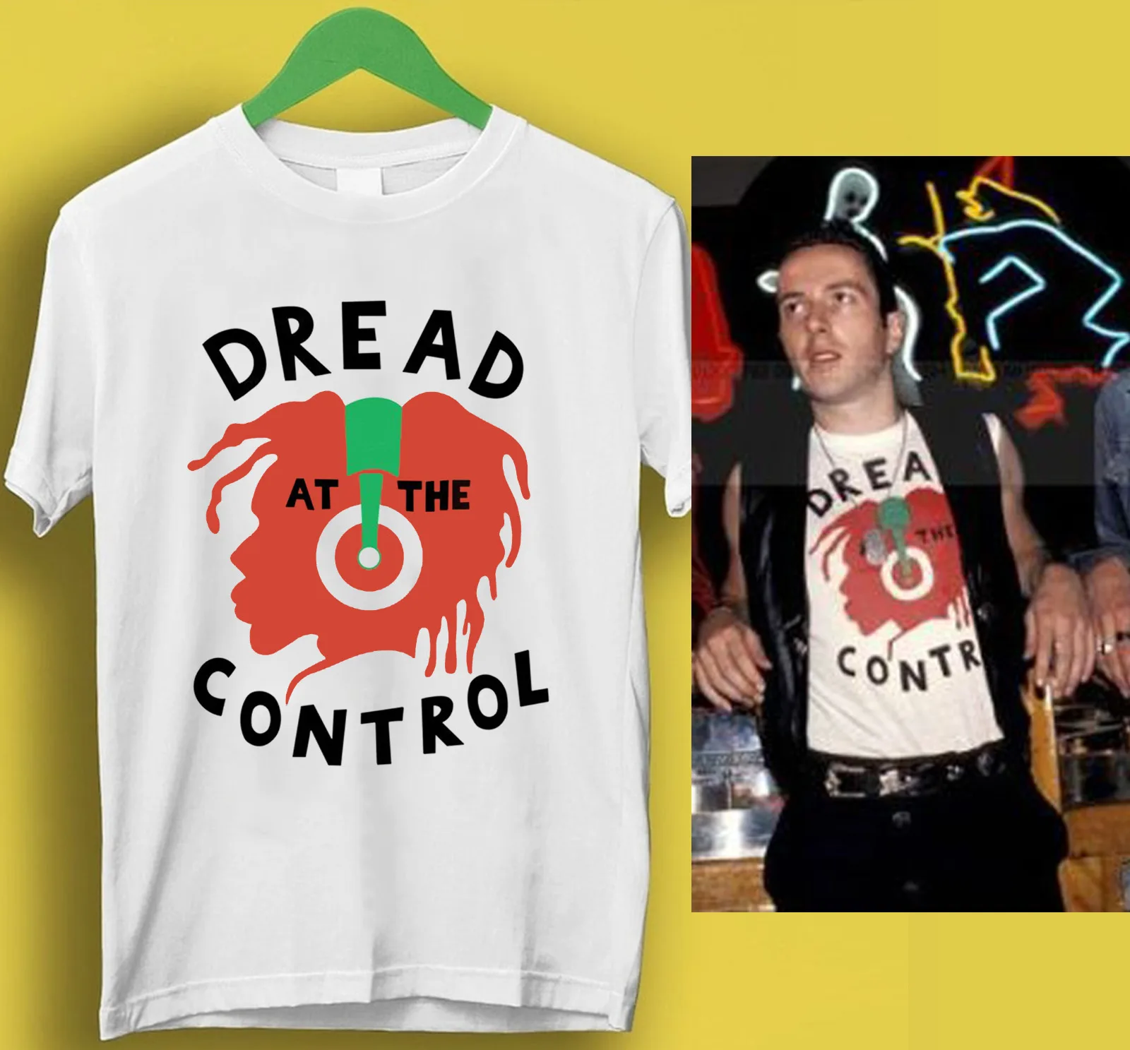 Dread At The Controls T Shirt as worn by Joe Strummer