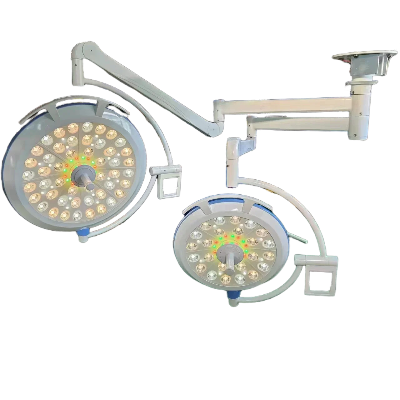 

design 700/500 double dome ceiling type LED Shadowless surgical light modern design hospital operation light